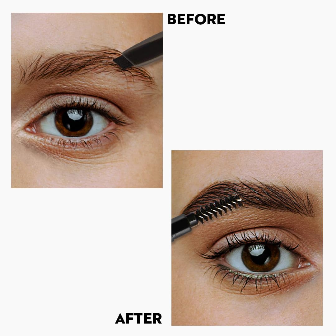 SUGAR Cosmetics Arch Arrival Brow Definer | Brow Pencil with Spoolie | Lasts Upto 12hrs | Pigmented Eyebrow Pencil | Long Lasting & Natural Finish | 3.5gm - 03 Woody Scooby