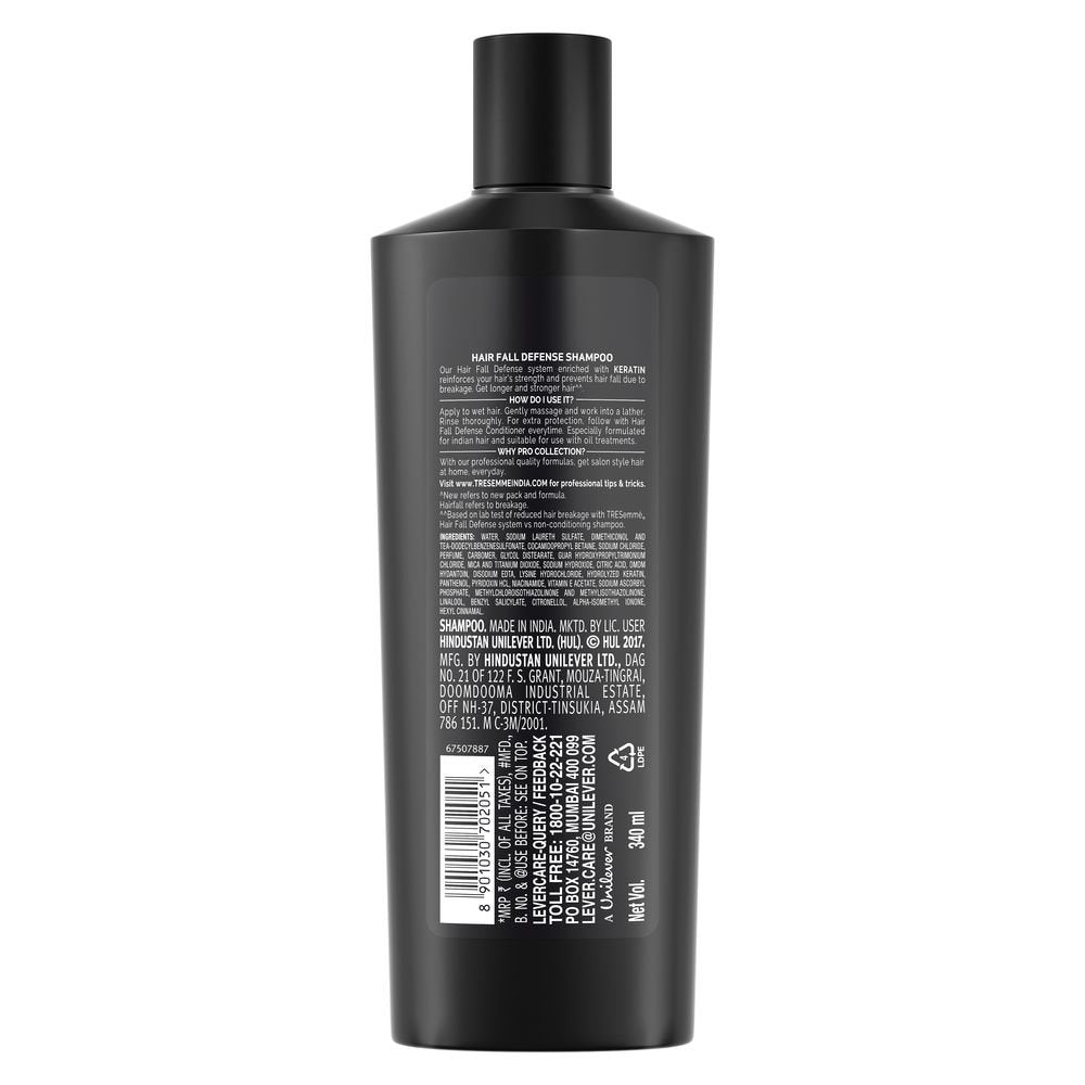Tresemme Keratin Smooth Shampoo, 580Ml And Hair Fall Defense Shampoo, 340Ml