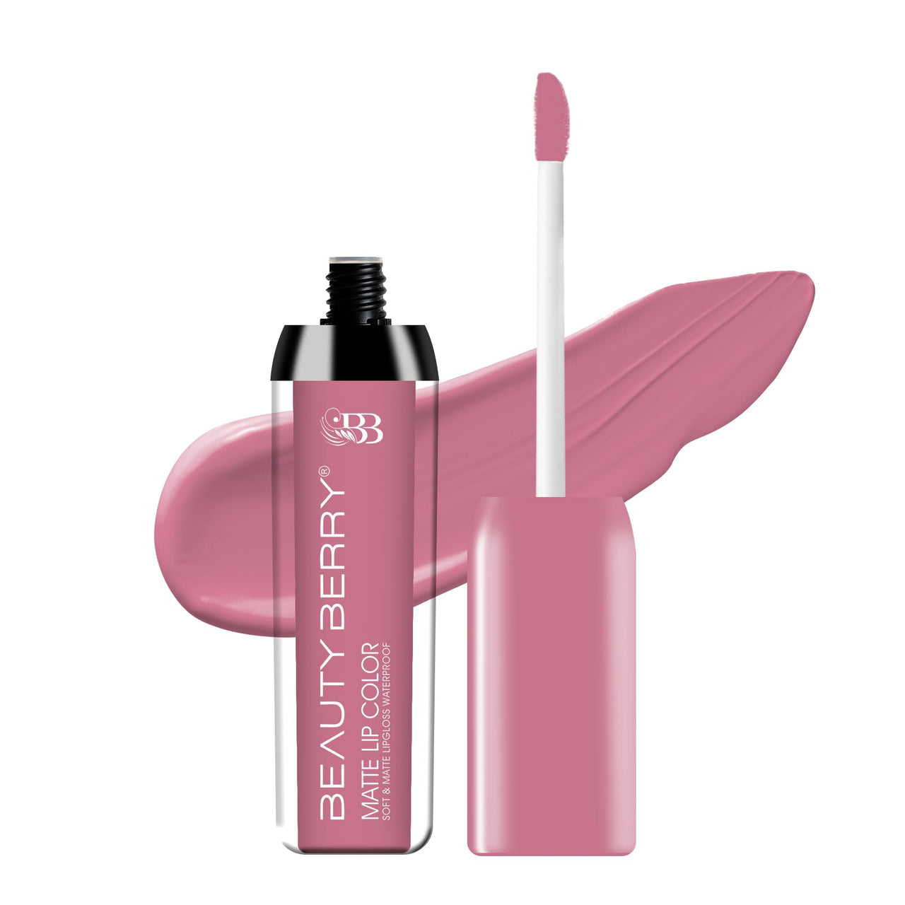 Beauty Berry Soft & Matte Waterproof Lip Color Liquid Lipstick | Rich Pigment, Long Lasting Liquid Lipstick | Non-Transfer Liquid Lipstick for Women Enriched with Vitamin E (29 - Talk of the Town, 4.5 ml)