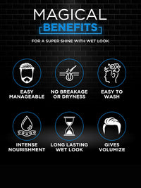 Mancode Wet Look Hair Wax 100 gm for MEN | Long Lasting Stylist Look | Glossy Finish | Shine | Restylable Anytime, Easy Wash Off | No Paraben, Sulphate, Alcohol & Harmfull Chemicals