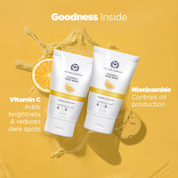 The Man Company Vitamin C Face Wash (Buy 1 Get 1 FREE) with Turmeric and Moringa | Paraben Free - 100ml