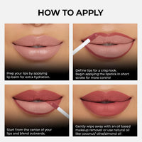 SOKU Always Kissable Long-Lasting Matte Liquid Lipsticks for Women Waterproof, Smudge-Proof | Lightweight Vegan Formula with Vitamin E | Smooth Application, Rich Colour (Bitten Berry-06) - 4.5 ml
