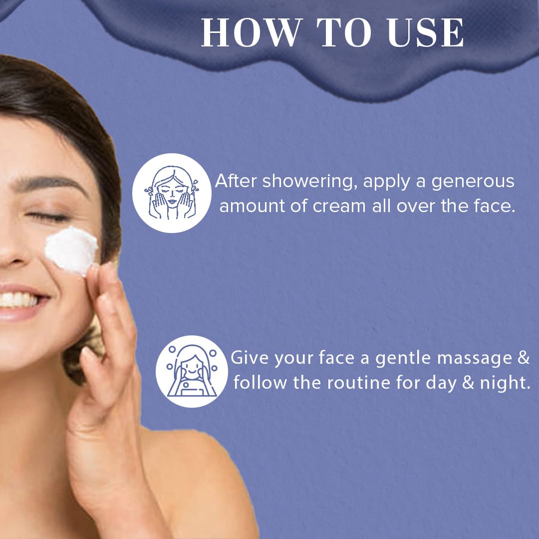 Khadi Natural Herbal Combo Of Day Cream And Night Cream|Fades spot and blemishes|Create moisture barrier|Suitable for all skin types| Combo Pack (50Gm each)