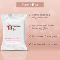 O3+ Radiance Skincare Combo With Facial Kit for Radiant & Glowing Skin 120g & UVA UVB Ultra Light Sunscreen With SPF50 PA+++ 75g