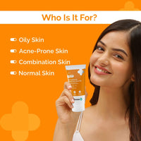 The Derma Co 1% Hyaluronic Sunscreen Aqua Gel SPF 50 PA++++ I For Oily, Dry, Acne-prone Skin | Ultra Lightweight Texture | Non-Greasy, No White Cast | Broad Spectrum Protection & Blue Light Protection | For Men & Women | 80 g x 2