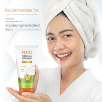 VLCC Serum Facewash - 100ml | with Vitamin C Serum Rich in Antioxidants & Meyer Lemon to Reduce Hyperpigmentation & Bright Glow | Dermatologically Tested