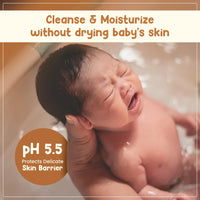 Mother Sparsh Moisturizing Milky Baby Bathing Soap Bar - 75g X 3 | pH 5.5 with Milk, Coconut Oil and Vitamin E, Prevents Dryness & Rashes