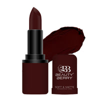 Beauty Berry Soft & Matte Moisturizing Velvet Lipstick For Women - Long-Lasting, Hydrating, High-Pigment Color. (Shade 17)