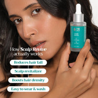 Fab Oils Scalp Revive Hair Oil for Hair Growth & Hair Fall Control | Ultra Lightweight Oil | Clinically Proven | Enriched with Basil & Bamboo | 10-Sec Fast Absorption | 95% Natural | 40 ml