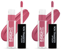 INSIGHT Non Transfer Matte Lip Color, 4Ml (25 Molten Pink) & Matte Lip Color, 4Ml (04 Ferocious Pink)