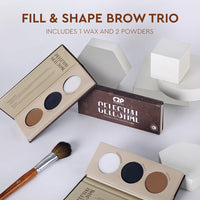 C2P Pro Celestial Eyebrow Palette for Women 12g | 3-in-1 Brow Kit (Powder + Wax) | Fills, Shapes & Defines | Long-Lasting, Non-Sticky & Buildable | Enriched with Coconut, Castor Oil & Vitamin E