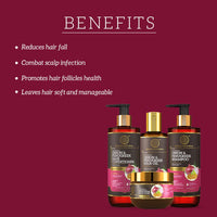 Khadi Natural Hair fall control solution|Onion & Fenugreek shampoo 310ml| Onion & Fenugreek conditioner 310ml|Onion & Fenugreek hair oil 200ml|Onion & Fenugreek hair mask 200gm