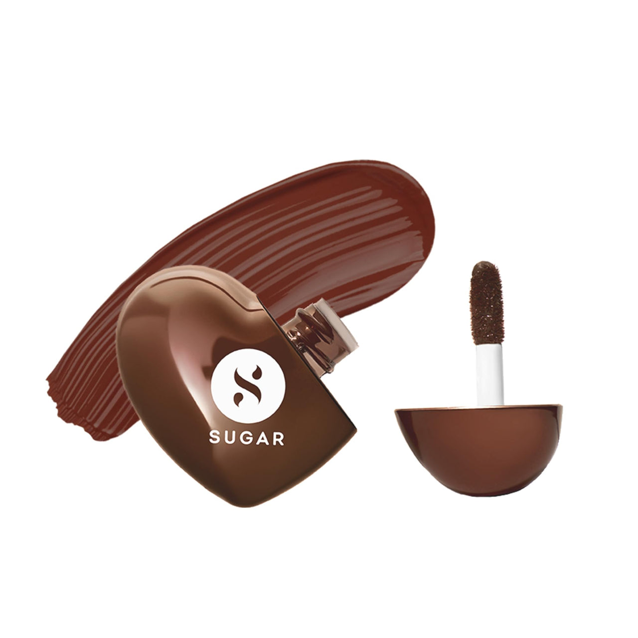 SUGAR Cosmetics LA LA Love Matte Liquid Lipstick | Lasts 18Hrs | Transferproof & Waterproof | 5ml | 11 Chocolate Charm