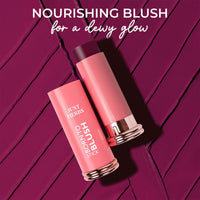 Just Herbs Red Hot Born To Blush Lightweight | Long Stay | Smooth Texture | Moisturises & Hydrates | Dewy Glow Blush Stick with Shea Butter & Cica for Eyes Cheeks and Lips For Women | 14g