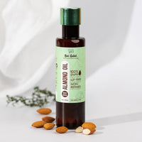 Nat Habit 100% Pure Almond Oil (Rogan Badam), For Skin & Hair, Non-Refined, Chemical Free & Preservative Free - 100 ml