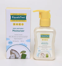 EQUALSTWO Baby Moisturizer, 100ml, 100% Natural Coconut based Daily Baby Skin Care Body Lotion for Nourishing Skin, All Skin Types, PH 5.5, Dermatalogically Tested, No Parabens No Sulphates, Pack 1