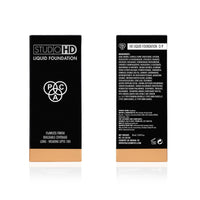 PAC Studio HD Liquid Foundation (3.9) | Lightweight Dewy Satin Finish | Medium to Buildable Coverage | Natural Second Skin like Finish | Suitable for all Skin Types - 28ml