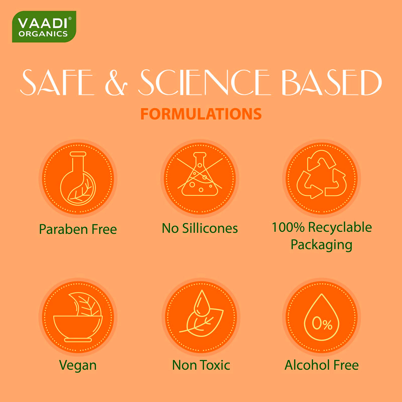 Vaadi Herbals Lip Balm, Orange and Shea Butter, 10gms x 4