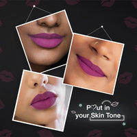 Dazller All Day Lipcolour|Moisturizing Kokum Butter|Non-Transfer & Smudge-proof|8hr stay|Liquid Lipstick for Women|DLC040 Dita|6g