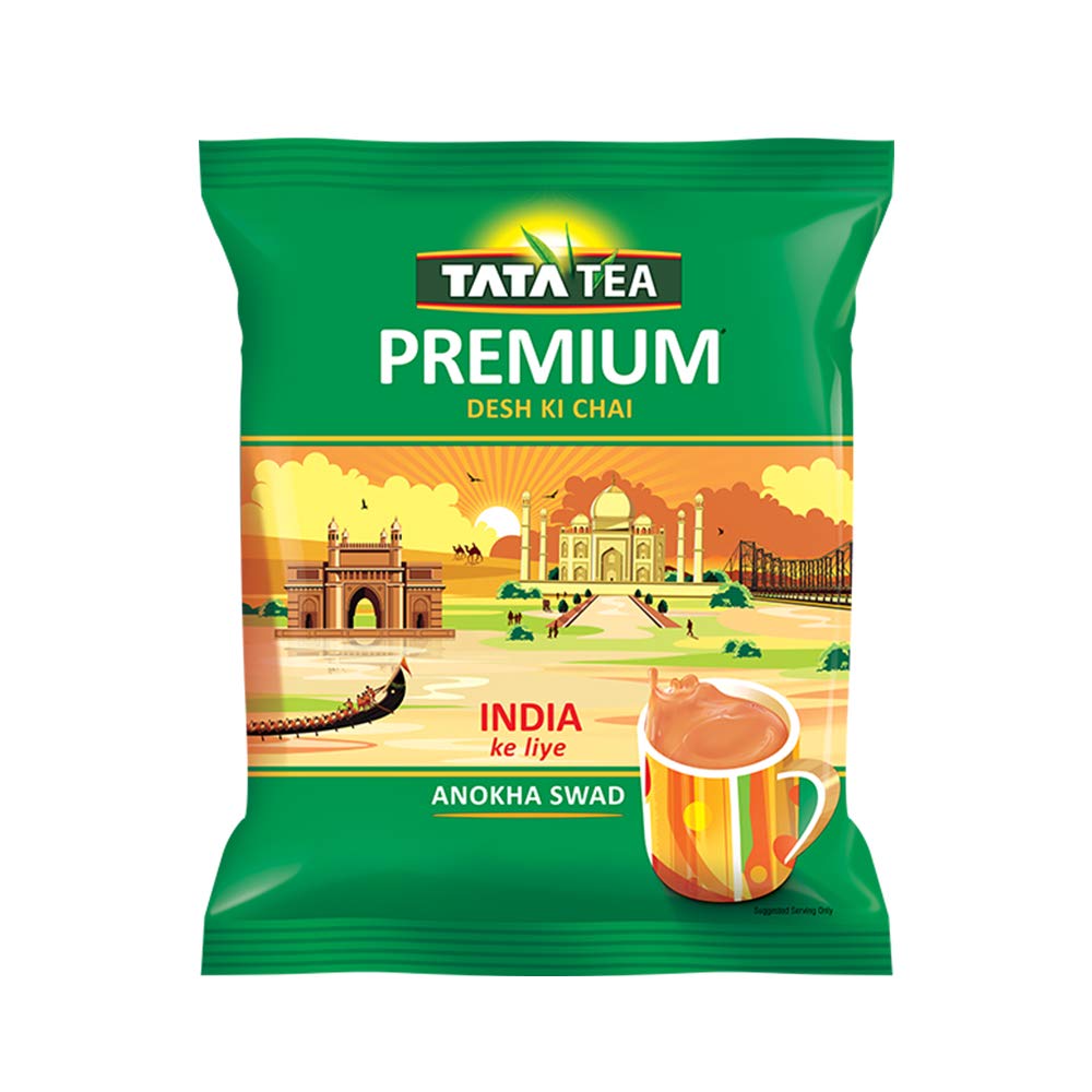 Tata Tea Premium Desh Ki Chai, Unique Blend Crafted For Chai Lovers Across India, Black Tea, Loose Leaves,250 gram, masala