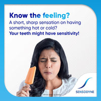 Sensodyne Toothpaste Repair & Protect Combo pack, tooth paste for deep repair of sensitive teeth, 140 gm multi-pack (70 gm x 2)