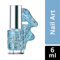 Lakmé Color Crush Nail Art, G12, 6ml & Lakmé Color Crush Nail Art T2, Multicolor, 6 ml