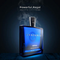 Ustraa Gift for Men - Insignia - Perfume for Men -(100ml) | Scent of Royalty with Rich, Intense Mix of Masculine Fragrances | Spicy Opening Notes, Woody Heart Notes, Fragrant, Musky Base Notes