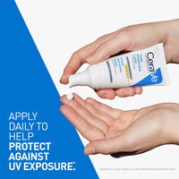 CeraVe AM Facial Moisturizing Lotion for Normal to Dry Skin (52 ml) with Broad Spectrum Sunscreen SPF 50, Enriched with Ceramides, Niacinamide & Hyaluronic acid