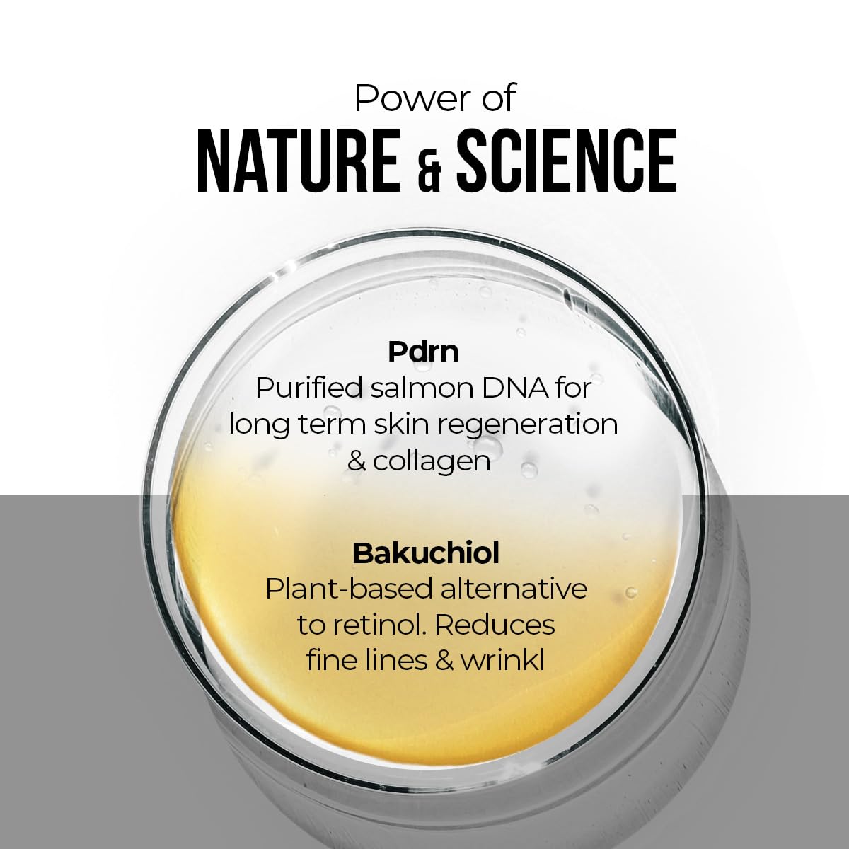 Dr. Sheth's Bakuchiol & Pdrn Ampoule Serum | 3000 PPM PDRN, 0.1% Retinol | Firms & Plumps Skin | Reduces Fine Lines & Wrinkles | Improves Skin Texture | Non-Irritating | For Men & Women | All Skin Type | 30 ml