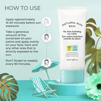 The Face Shop No Shine Hydrating Sunscreen SPF 50+ PA++++ with UVA/B protection, No White Cast, Water Resistant, Removes Excess Oil, Made in Korea 30ML