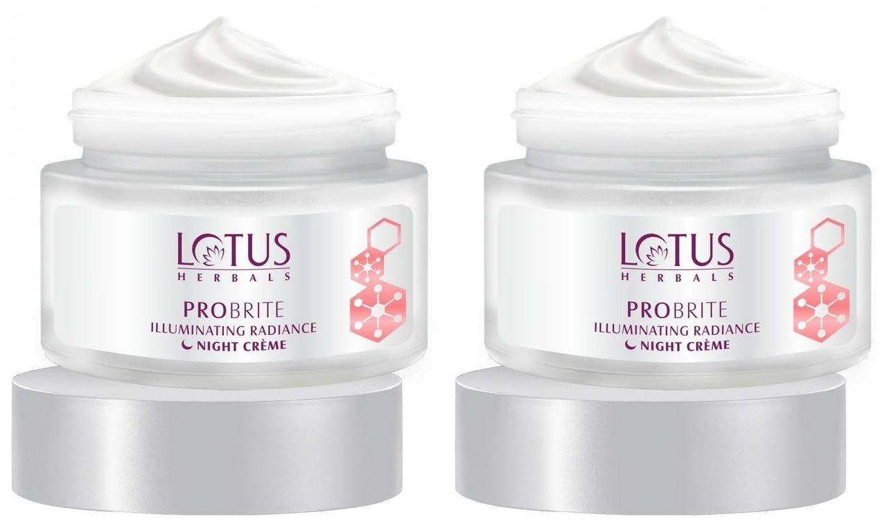 Lotus Herbals Night Cream for Soothing (Normal Skin) 50 g x Pack of 2
