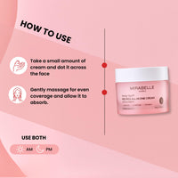 Mirabelle Korea Red Rice All In One Moisturizing Cream | Red Rice Extracts For Skin Brightening | Totarol Controls Acne | Lightweight, Non-Greasy| Korean Skin Care Products| For All Skin Types 50g