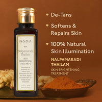 Bringadi Intensive Hair Treatment Oil & Nalpamaradi Thailam Skin Brightening Treatment