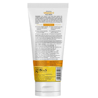 Globus Naturals Anti-Ageing Skin Brightening Vitamin C Face Wash, Enriched with Peach & Jujube, Skin Illuminating & Tan Removal Formula, For All Skin Types, Both Men & Women (75 g) (Pack of 1)