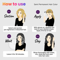 2.Oh! Italian- Charcoal Hair Color For Women & Men | Ammonia-Free DIY Semi Permanent Hair Color | Enriched with Argan Oil | Lasts upto 12-15 Washes