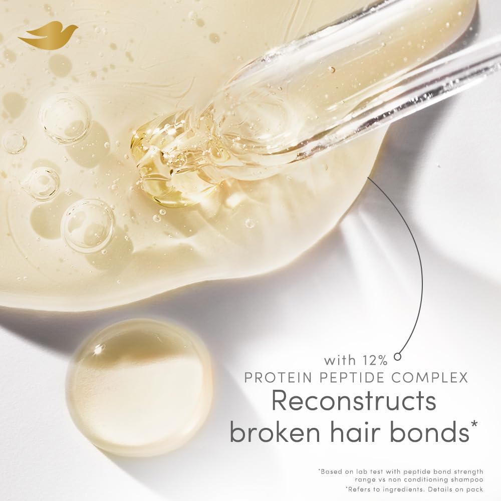 Dove 10in1 Peptide Bond Strength Hair Treatment Mask 300 ml |For Extremely Damaged Hair | with PROTEIN PEPTIDES beads| Reoncstructs bonds to repair heat, colour, chemical damage
