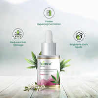 Hampa Hemp Pigment Balance Serum, for Pigmentation & Dark Spots, Nourishment for Radiant, Clear, Glowing Skin, Enriched with Hemp, Basil, Manuka. 100% Natural and ayurvedic, 30ml
