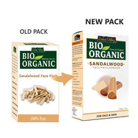 Indus Valley Bio Organic Sandalwood Face Pack Powder | Lightens Suntan, Dark Spots & Pigmentation | Prevents Acne Breakouts | Enriched with Chandan Powder for Glowing Skin & Tan Removal - 200g