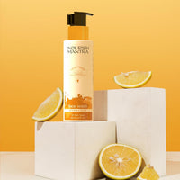 Nourish Mantra Vitamin C Glow Face Wash | Gently Cleanses & Illuminates the Skin | Infused With Vitamin C, Aloe Vera, & Vitamin E | Suits All Skin Types | For Men & Women | 200 ml