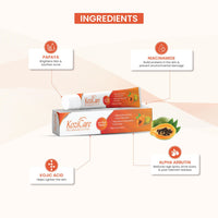 Kozicare Kojic Acid Cream | Papaya Cream | Tan Removal Cream | Face Cream for Glowing Skin | Non-Greasy & Lightweight | Face Cream for Men & Women | Suitable for All Skin Type - 15 g