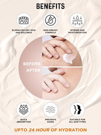 Mancode Oudh Body Yogurt Body Cream - 100gm for Men | Dry Dull Rough Skin Quick Absorbing | Instant Moisturization | Knees, Elbows, Neck, Underarms, Back, Ankles, Knuckles| Gentle Exfoliant
