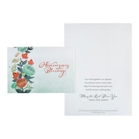 DaySpring - Anniversary - Celebrating Your Anniversary - 4 Design Assortment with Scripture - 12 Boxed Floral Cards and Envelopes (18561)
