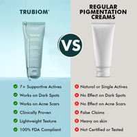 Conscious Chemist Kojic Acid Face Cream | 50g | Azelaic Acid Cream, Face Cream for Men & Women, Niacinamide & Tranexamic Acid, Anti Pigmentation Cream, Reduce Dark Spots, All Skin Type - Trubiom