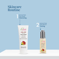 La Pink Acne & Pore Perfection Face Wash with White Haldi & Green Tea | For Acne Reduction & Even Skin Tone | 100% Microplastic Free & 100% Soap Free Formula | All Skin Types | 100ml