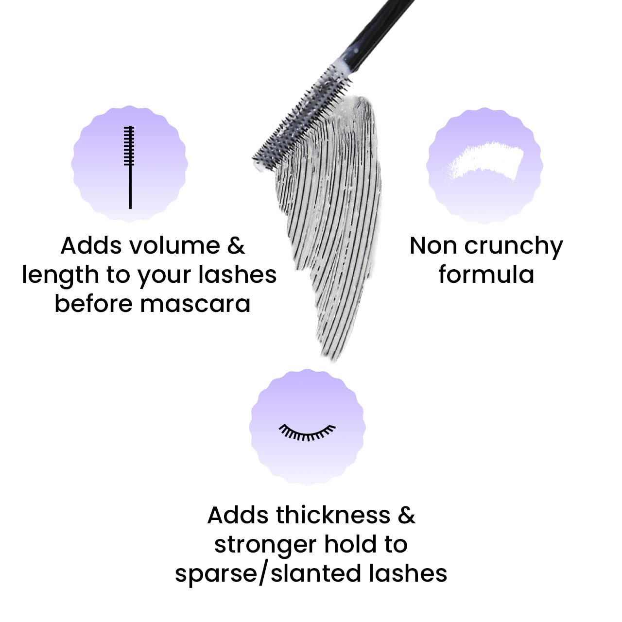 FAE Beauty Base Coat Mascara Primer | Add Extra Volume | Get Better Curl Hold | Buildable And Long Lasting Formula | Vegan (Transparent)