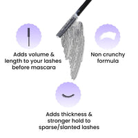 FAE Beauty Base Coat Mascara Primer | Add Extra Volume | Get Better Curl Hold | Buildable And Long Lasting Formula | Vegan (Transparent)