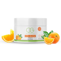 OG BEAUTY Natural CitraGlow Vitamin C Face Mask | Enriched with Vitamin C | Powerful Antioxidants for Age-Defying Radiance | Suitable for All Skin Types | 125 GM