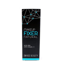 SWISS BEAUTY Fixer Natural Aloe Vera with Vitamin-E Face MakeUp, White, 50ml and Professional Liquid Concealer, Warm Sand, 5.6g