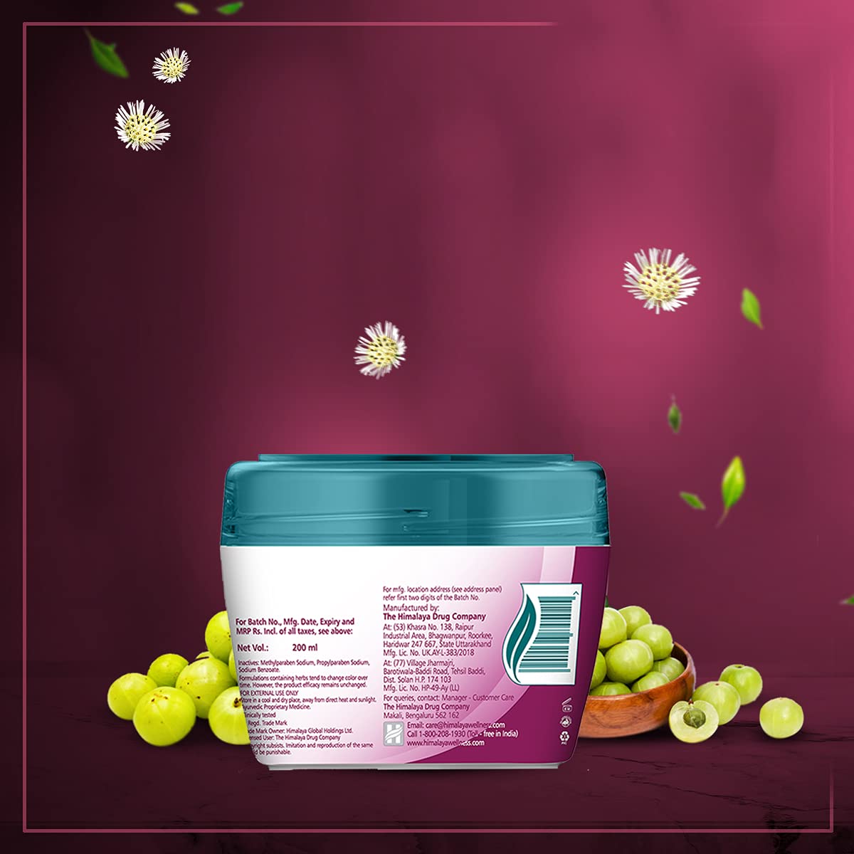 Himalaya Anti-Hair Fall Cream | Reduces Hair Fall & Improves Hair Conditioning | Non Sticky Oil Replacement Hair Cream | With Bhringraja & Amla | For Women & Men | 100ml (Pack of 3)