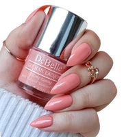 DeBelle Glossy Finish Gel Nail Polish De Carnation (Blush Pink Nail Paint), 8 ml